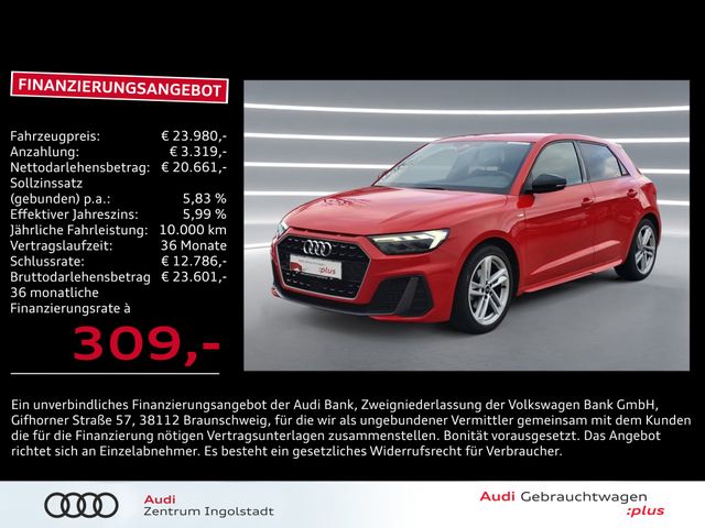 Audi A1 Sportback 30 TFSI 2x S line LED NAVI Virtual