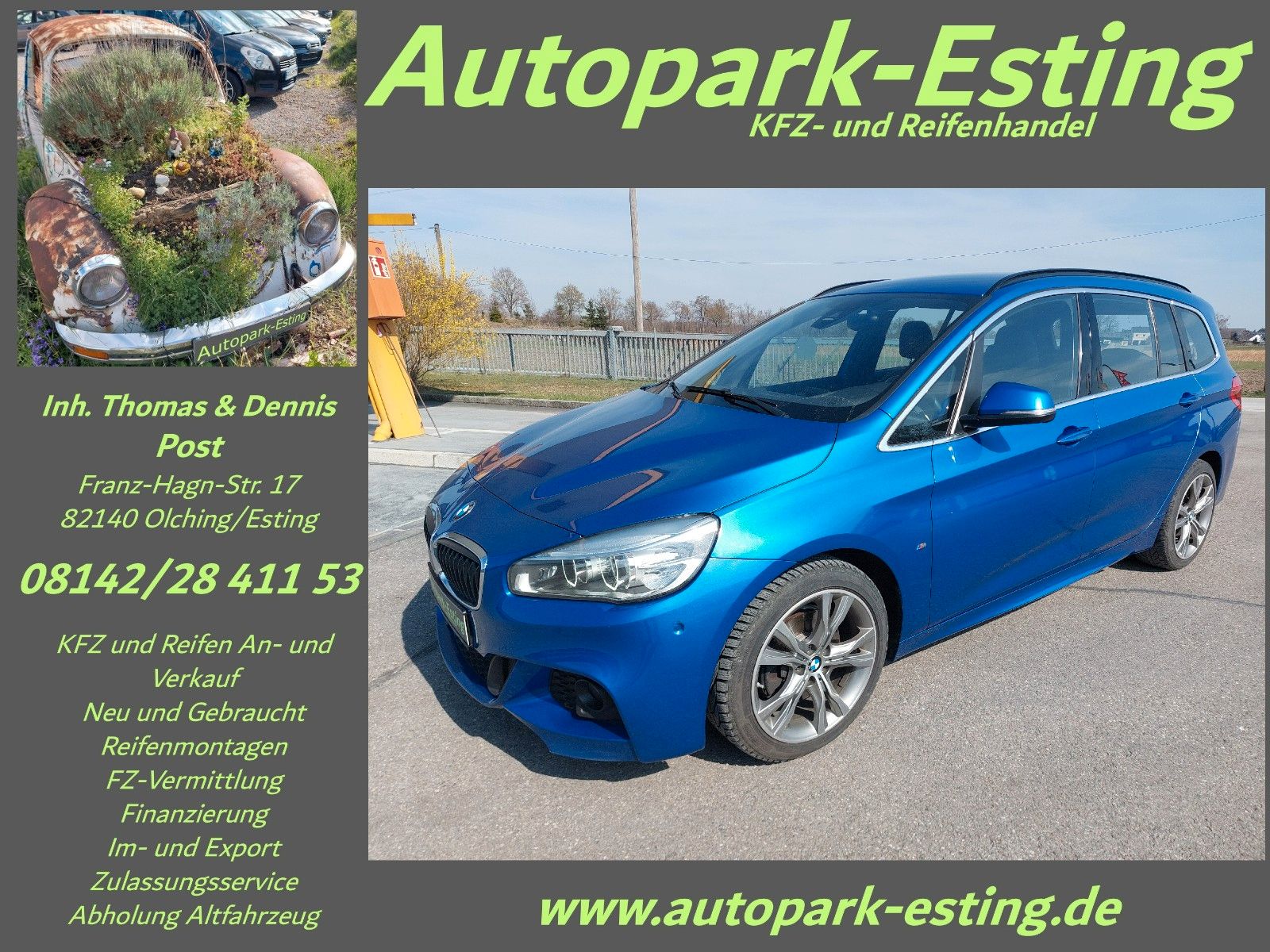 BMW 218 Gran Tourer M-Sport  Automatik Volleder7-Si