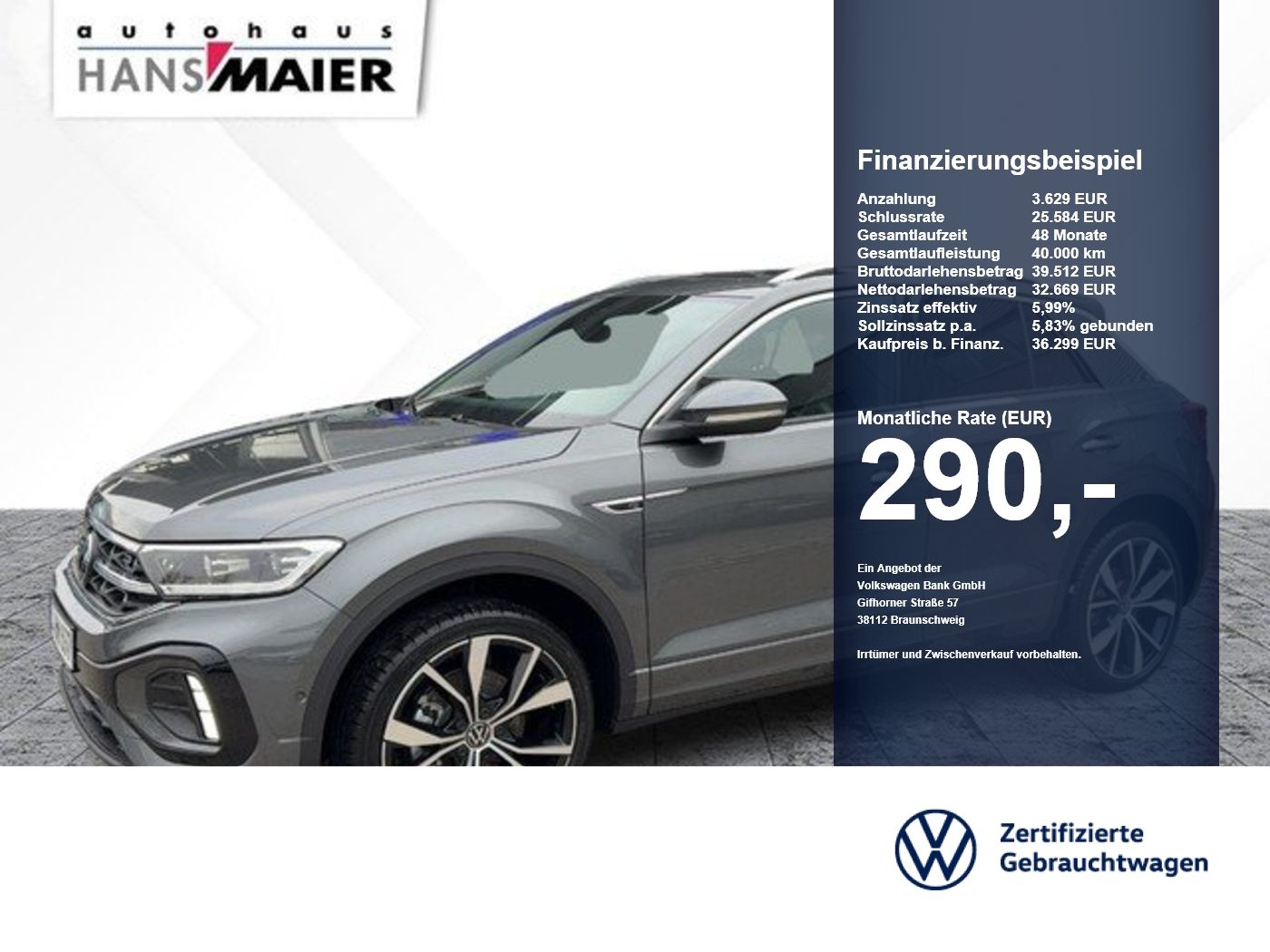 Volkswagen T-Roc R-Line 4MOT. TSI DSG Pano AHK DCC Leder foto 1