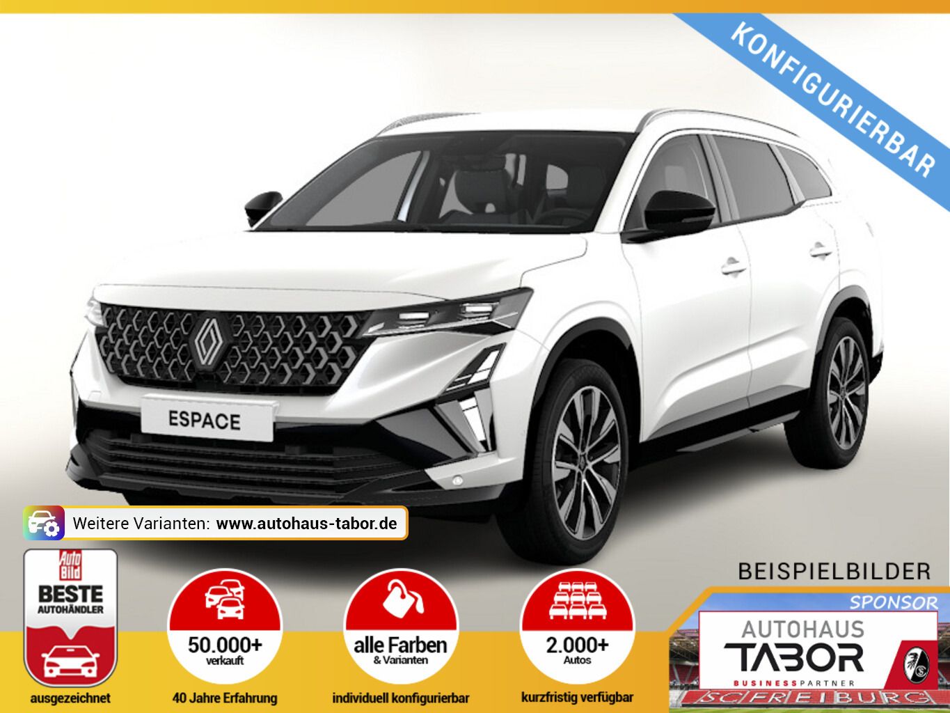 Renault ESPACE Techno Full Hybrid E-Tech 200 UVP-12%*