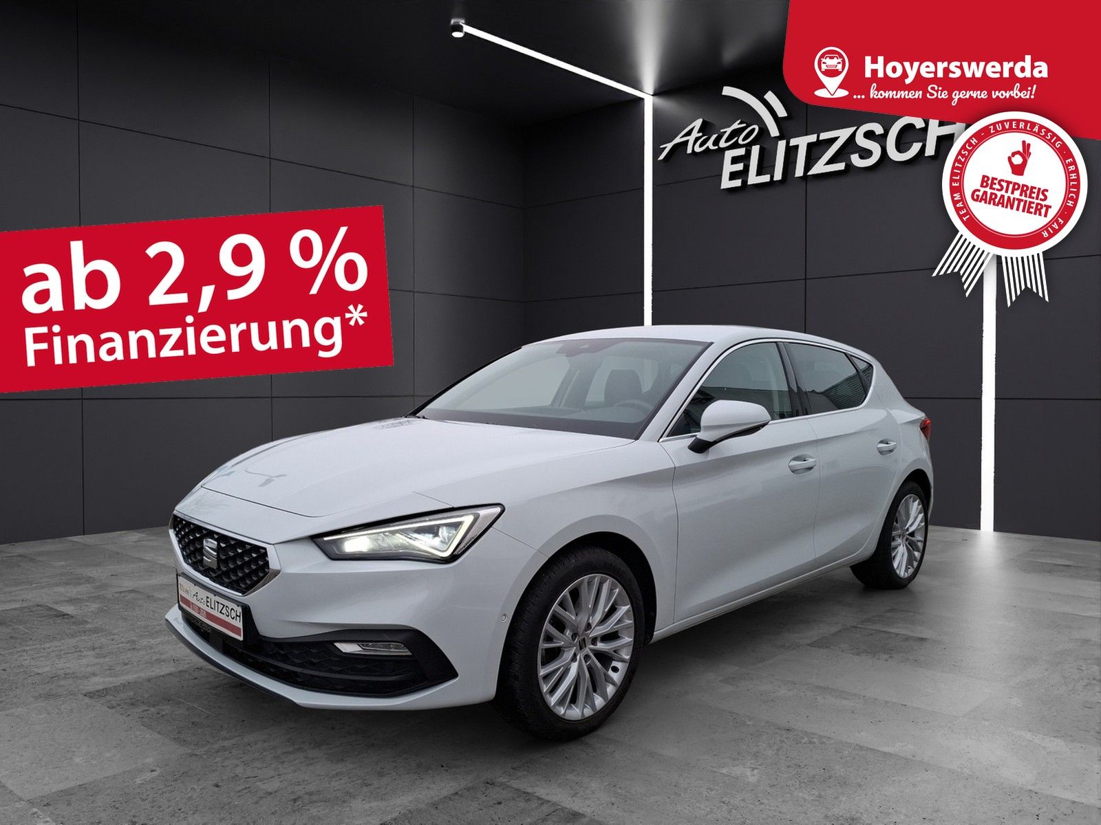 Fahrzeugabbildung SEAT Leon TSI Xcellence DSG LED AHK Navi ACC Park-Aas