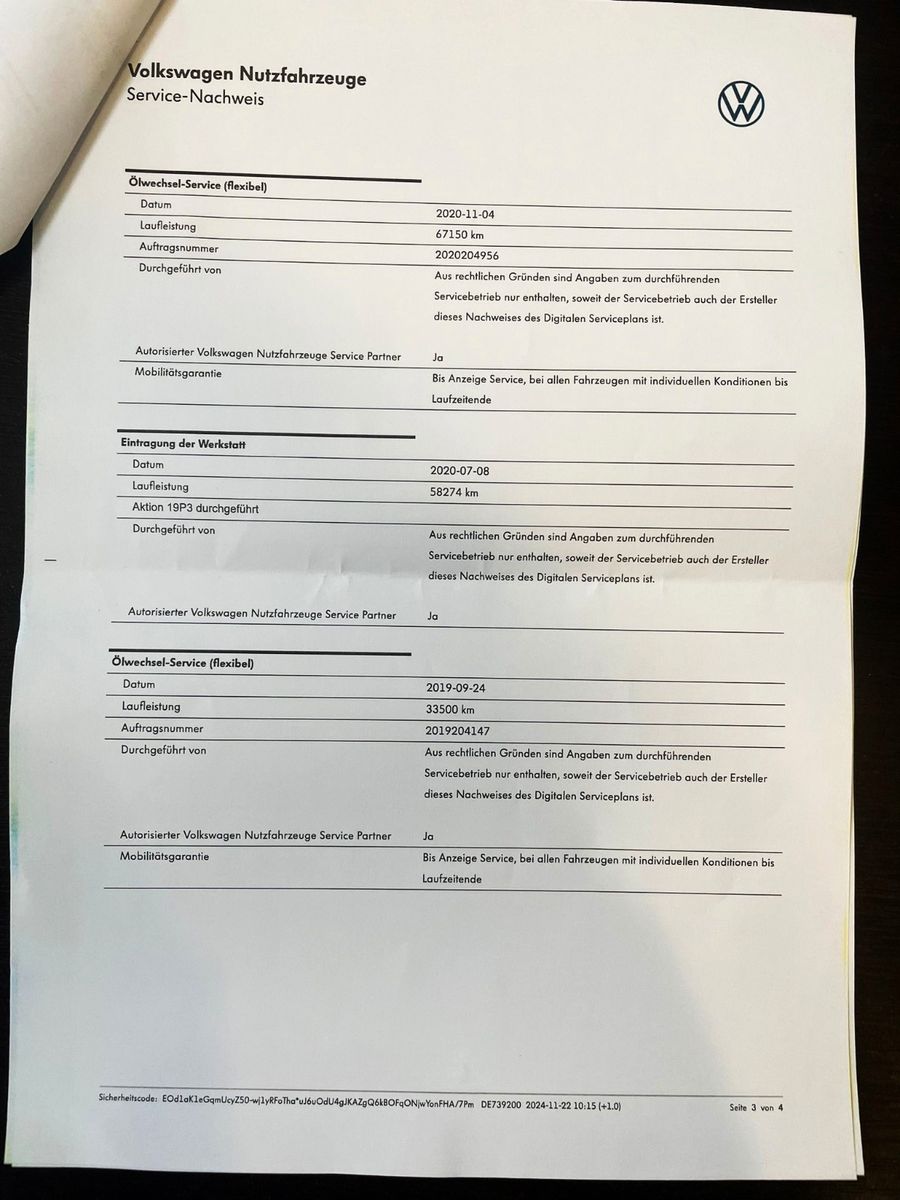 Fahrzeugabbildung Volkswagen Crafter 35 TDI L2 AUTOMATIK CAM SCHWINGSITZ EUR6