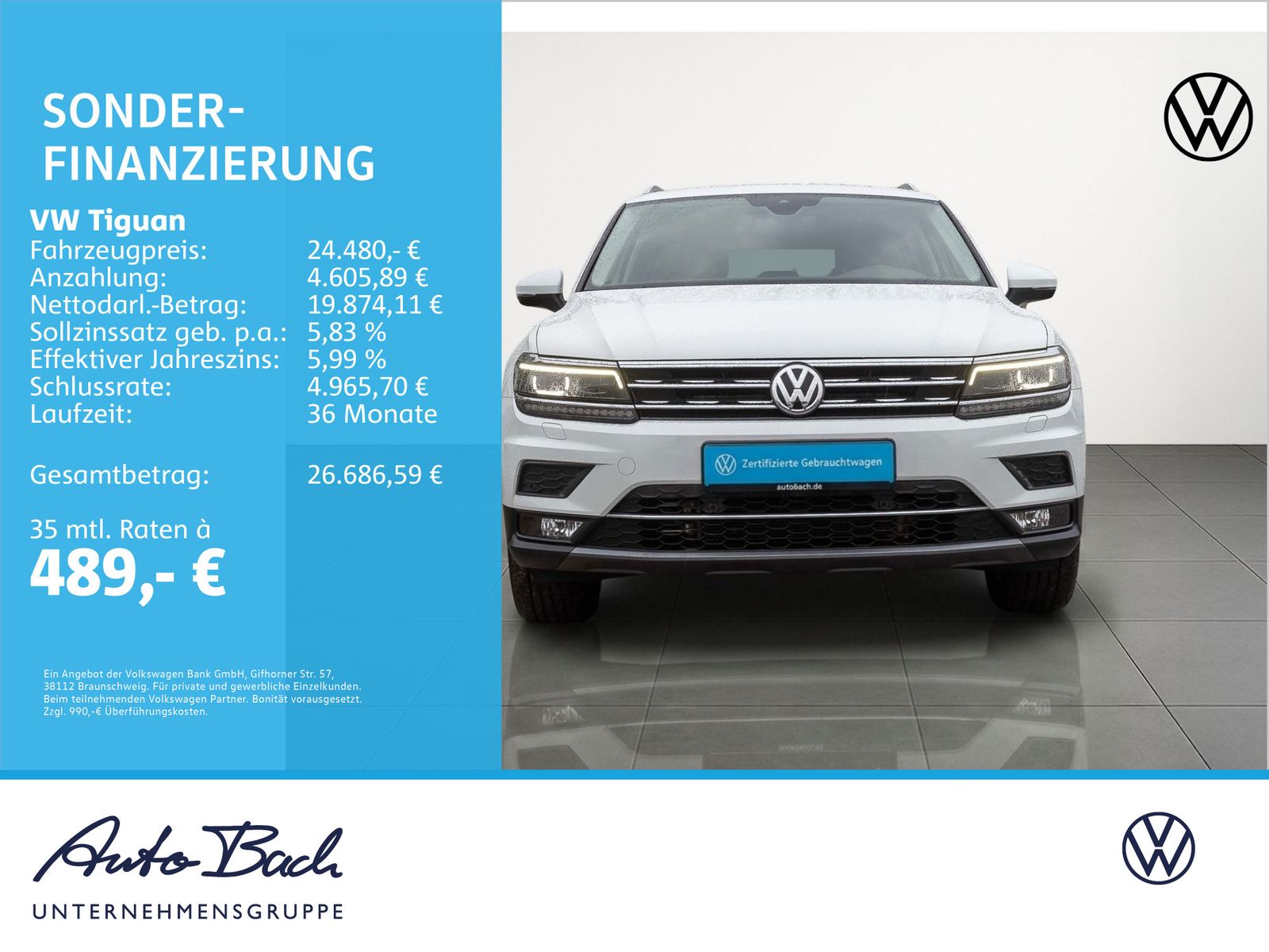 Volkswagen Tiguan Highline 2.0TDI 4M DSG LED Standhzg ACC A imagem 2