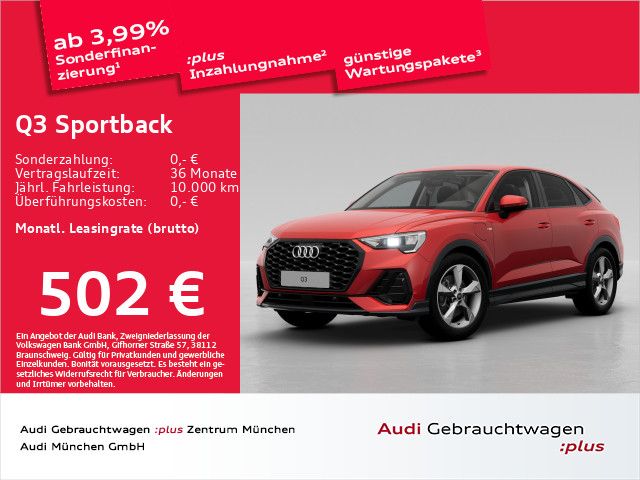 Audi Q3 Sportback 45 TFSI e S tronic S line Virtual/A