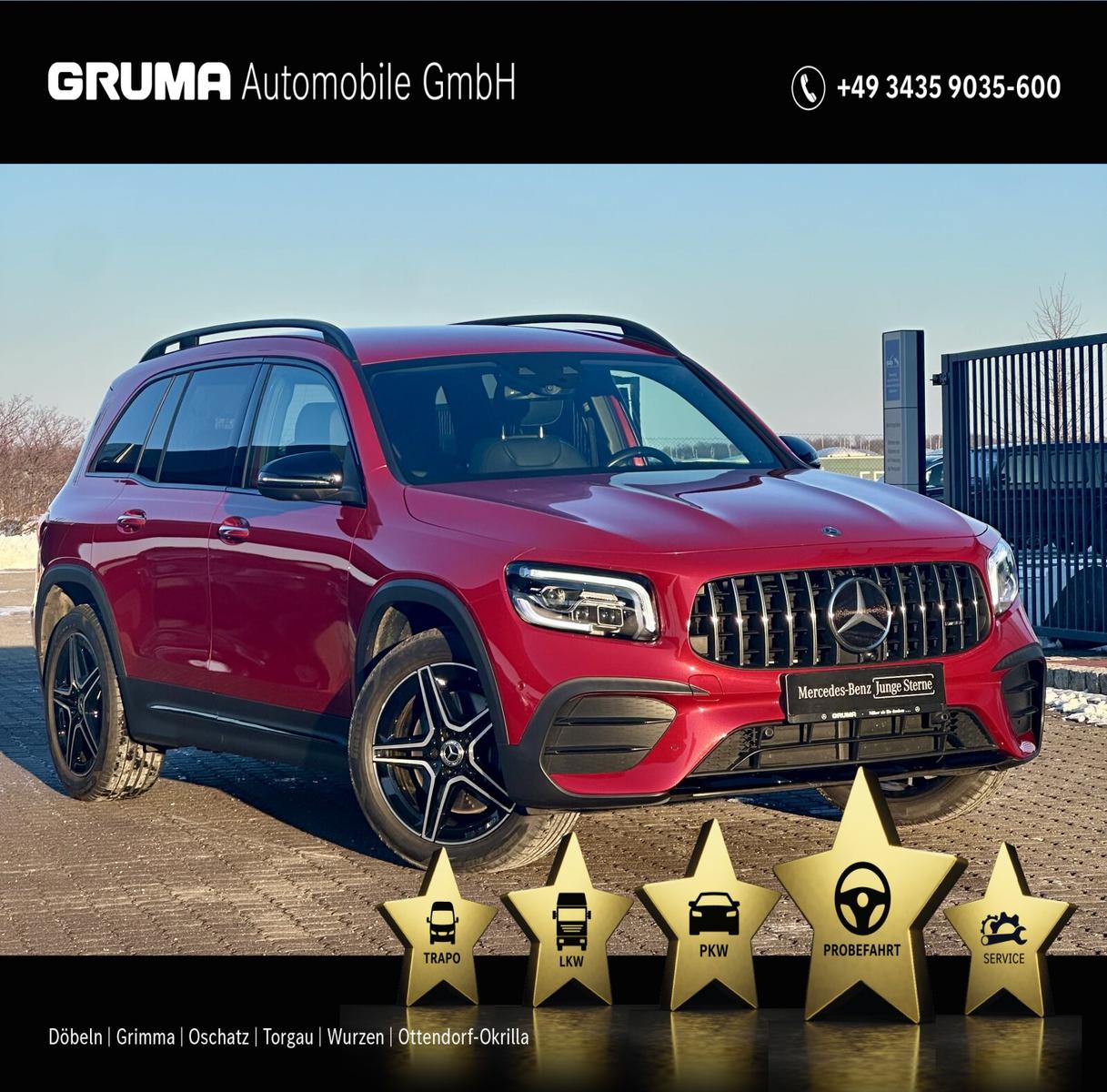 Mercedes-Benz GLB 220 d +AMG+Night+Distr+Multibeam+Burm+KeyGo+
