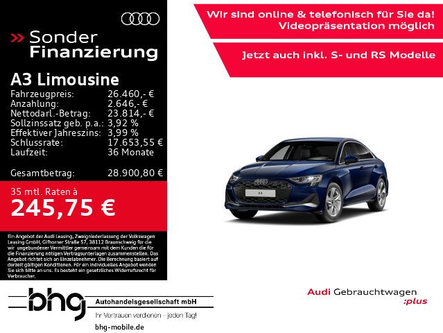 A3 Limousine 35 TFSI S-tronic advanced Keyless