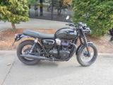 Triumph BONNEVILLE T100 BLACK  - TRIUMPH BONNEVILLE T100
