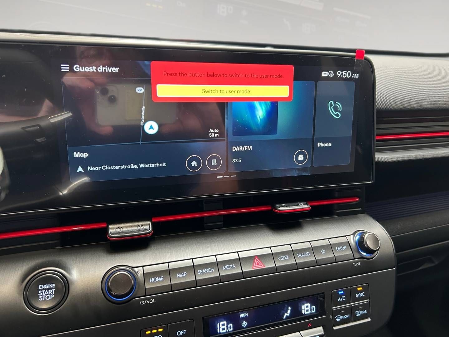 Fahrzeugabbildung Hyundai KONA (MY27) 1.6 T-GDI(150 PS) DCT N Line Elektr.