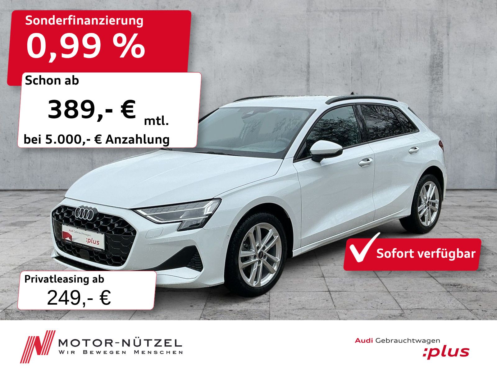 Audi A3 Sportback 30 TDI ADVANCED LED+NAVI+HuD+SONOS