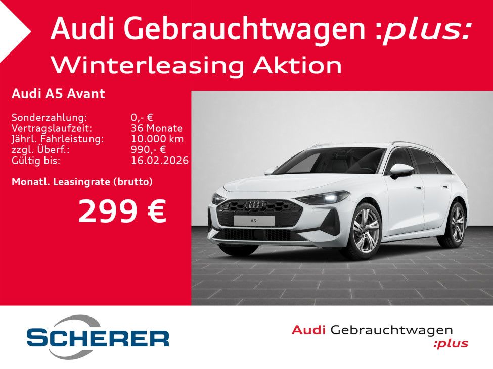 A5 Avant TFSI 110 kW S tronic KAMERA AHK ACC