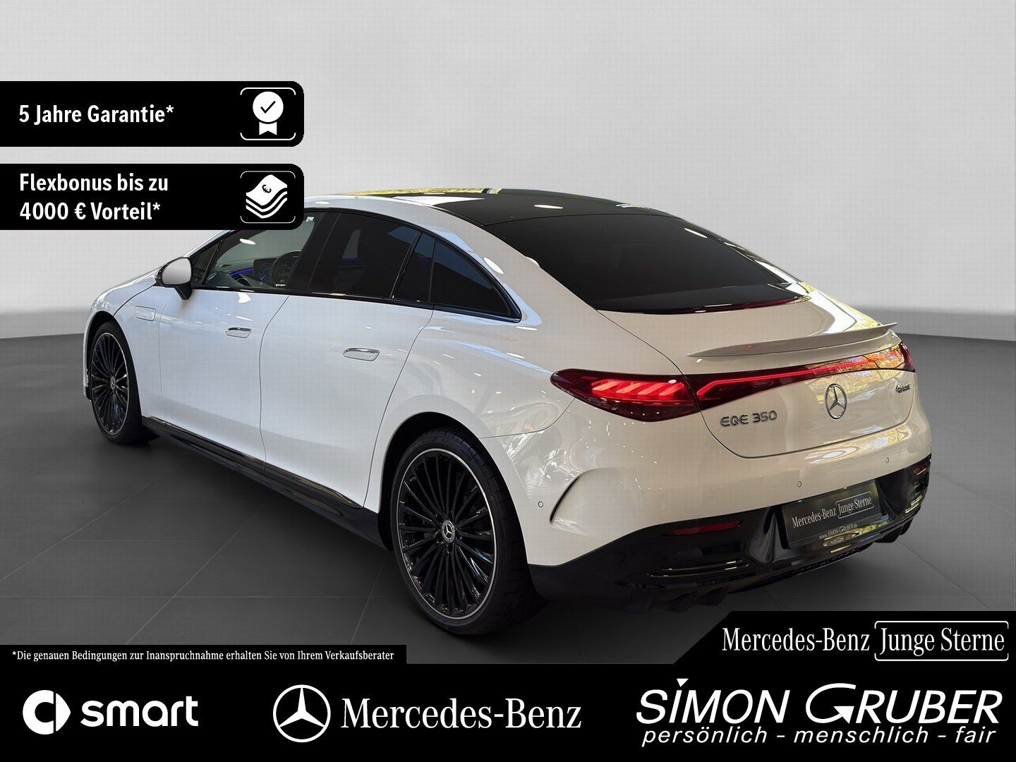 Fahrzeugabbildung Mercedes-Benz EQE 350 4M AMG Night Airmatic Pano Massage 22KW