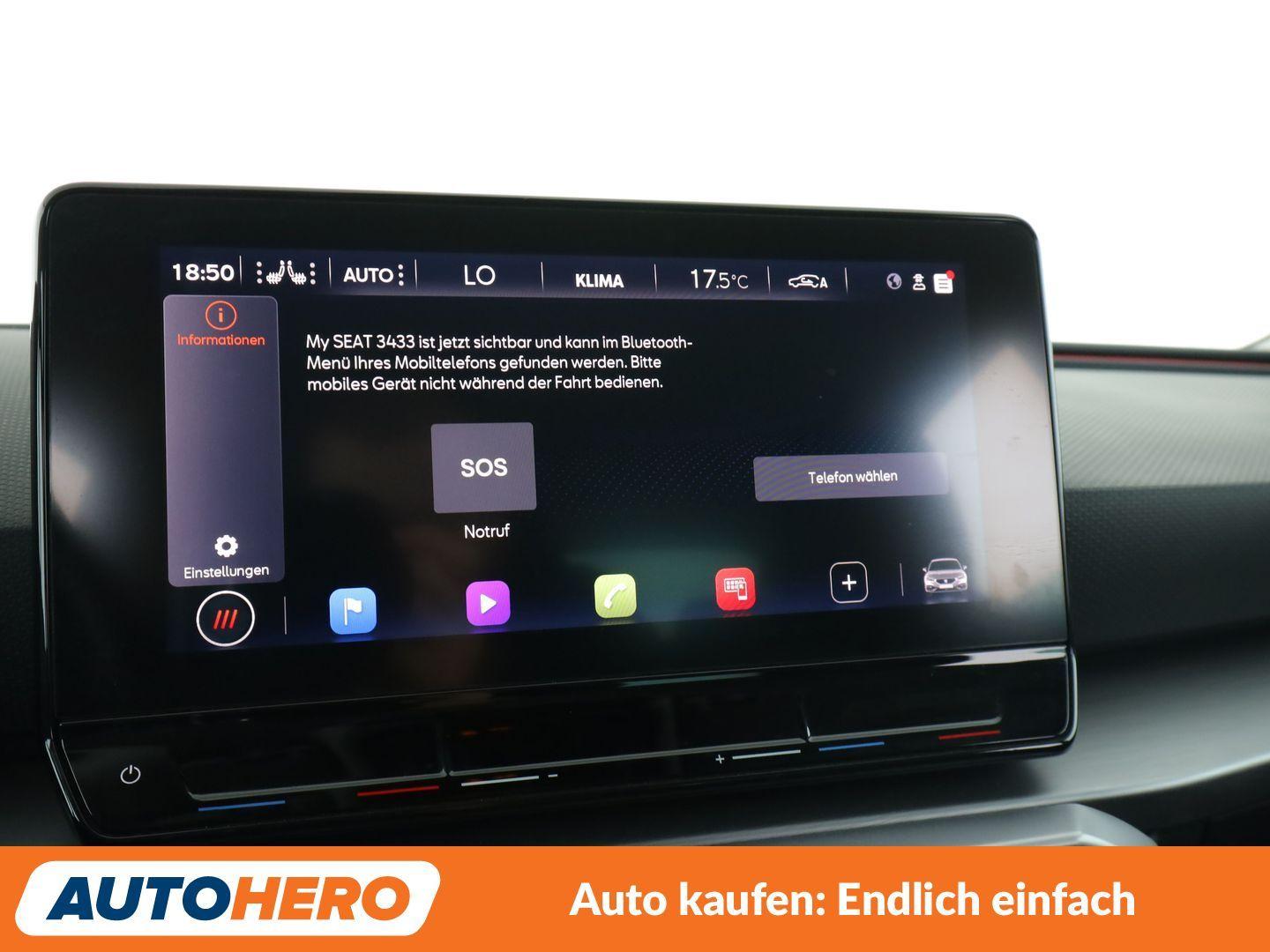 SEAT Leon 1.5 TSI ACT FR*NAVI*VC*PDC*TEMPO*, миниатюра 20