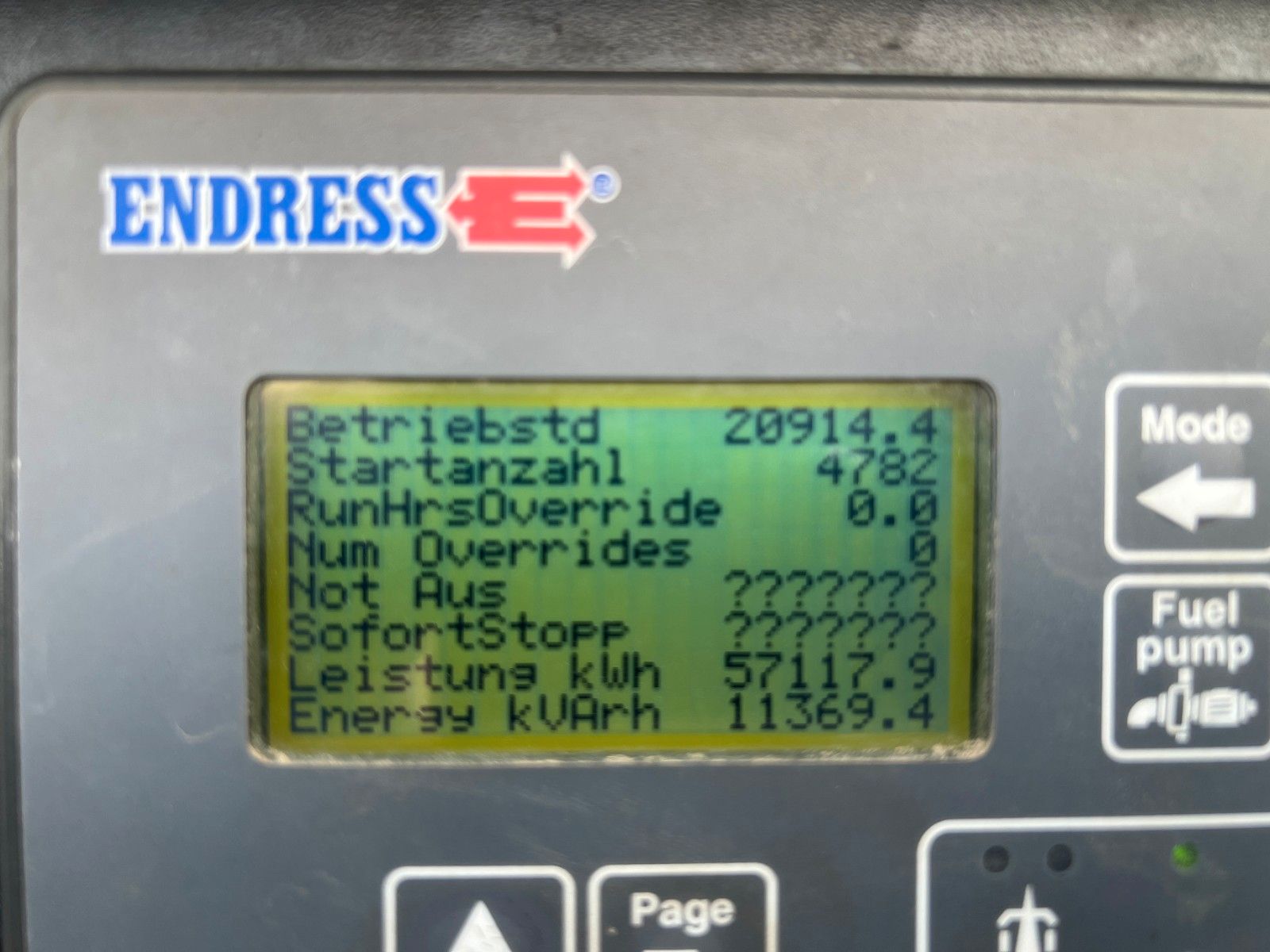 Fahrzeugabbildung Andere Endress GSW67 Stromerzeuger / 61KVA /  2014