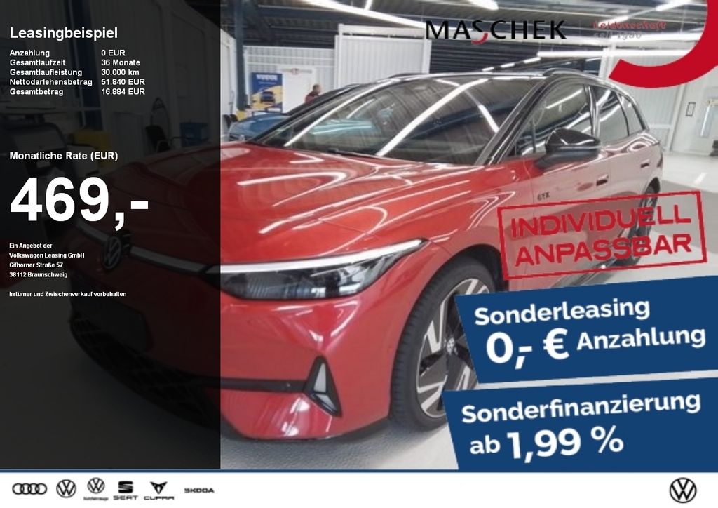 ID.7 Tourer GTX 4Motion Wärmepumpe Pano AHK IQ-L