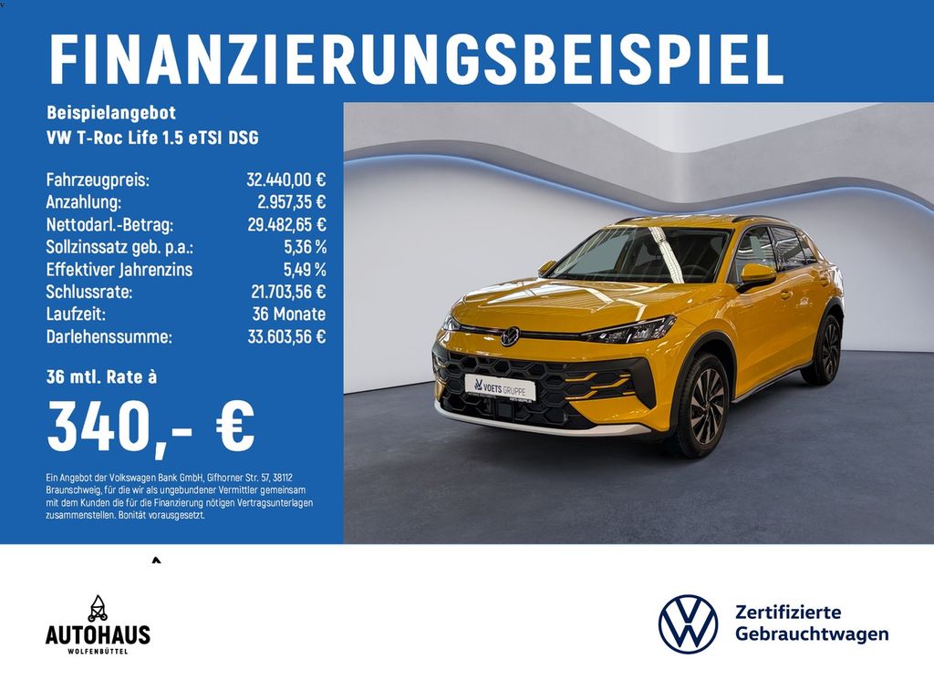 T-Roc Life 1.5 eTSI DSG