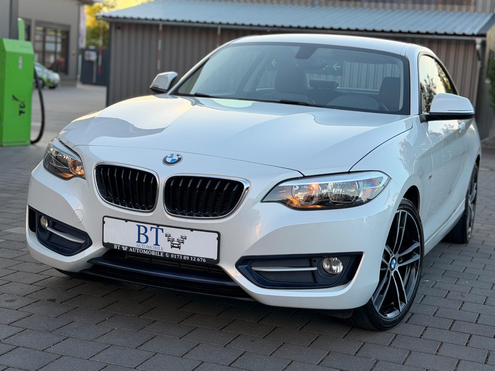 BMW 218i Sport-Line Klima Sitzheizung Leder Braun