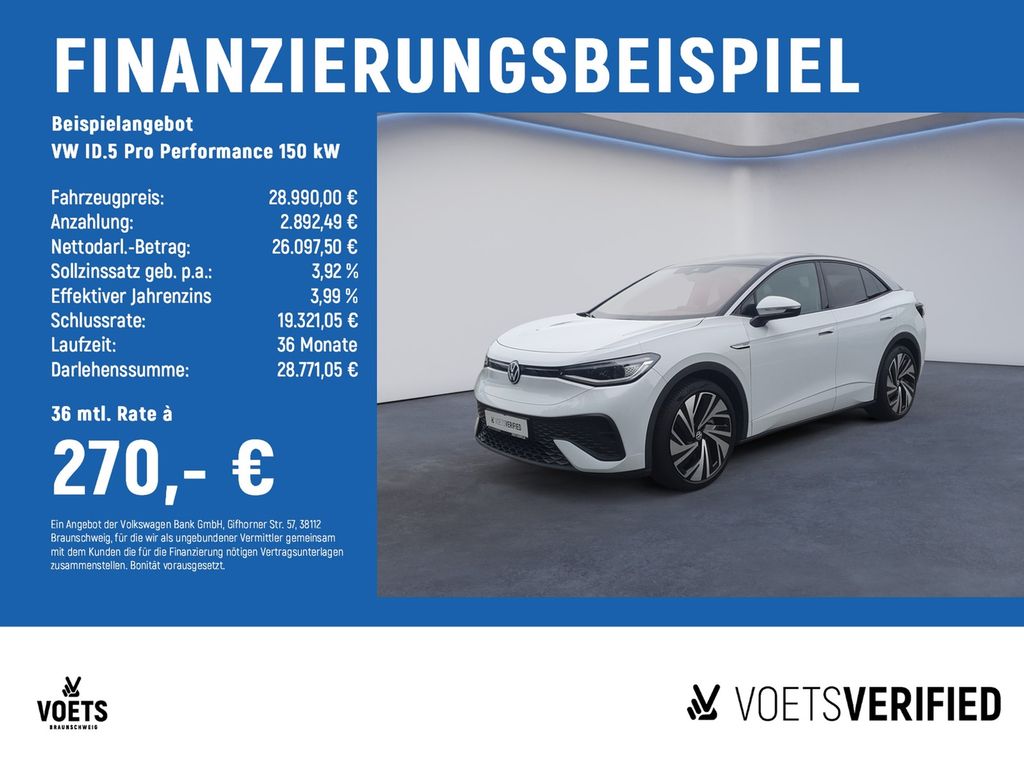 Volkswagen ID.5 Pro Performance 150 kW MATRIX-LED+AreaView