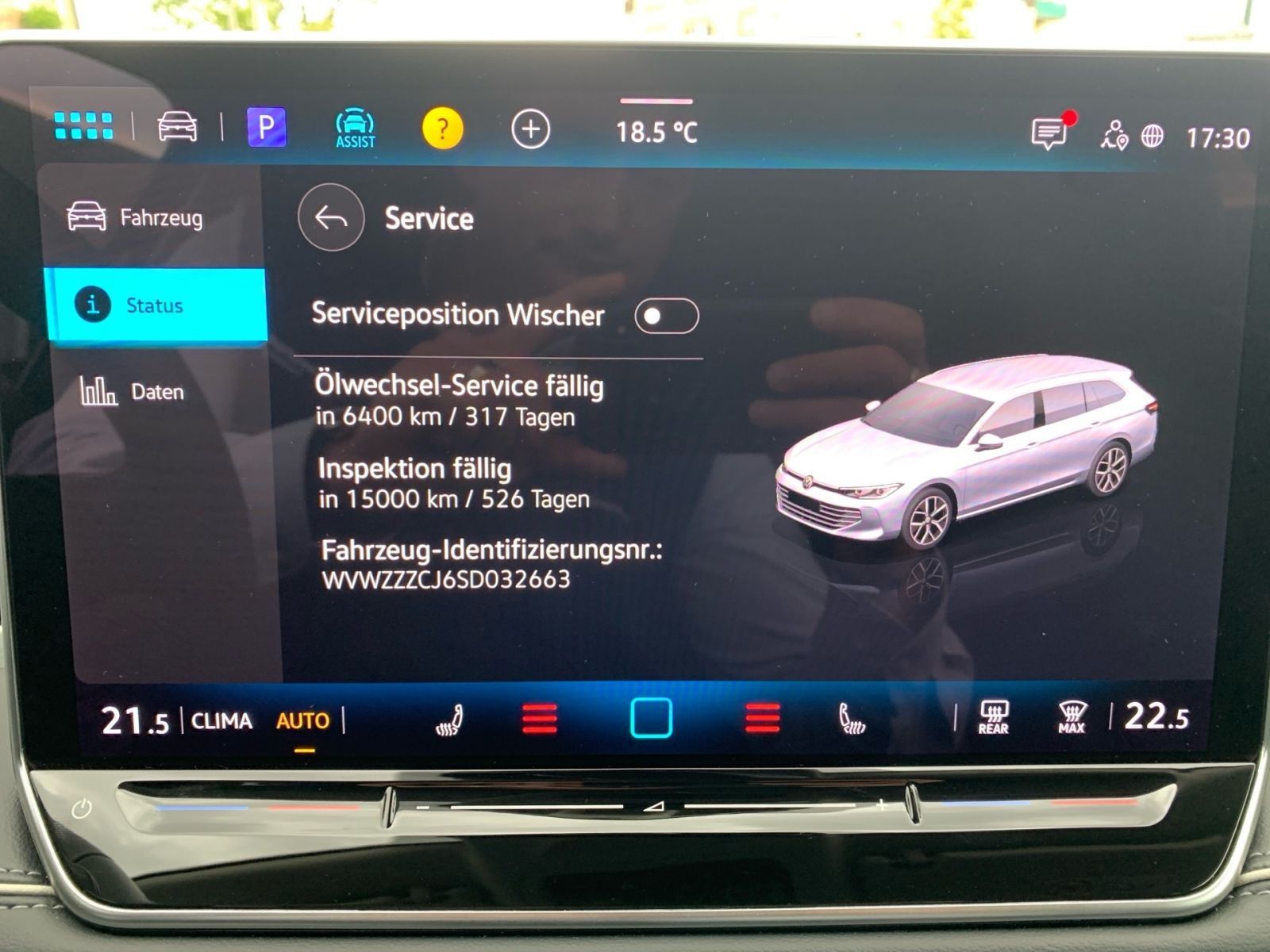Fahrzeugabbildung Volkswagen Passat 2.0 TDI DSG Elegance Navi LED