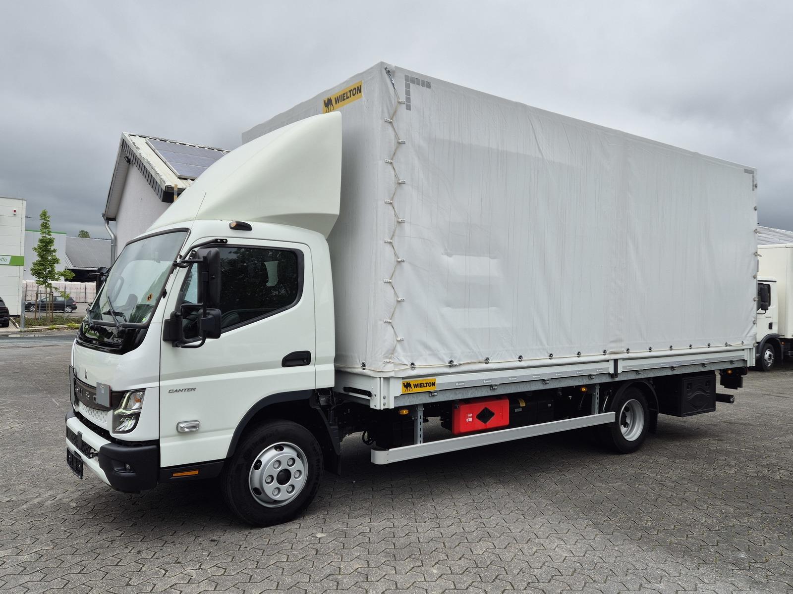FUSO Canter 7C18 Aut., Bordwand Pritsche Plane 10Tkm!