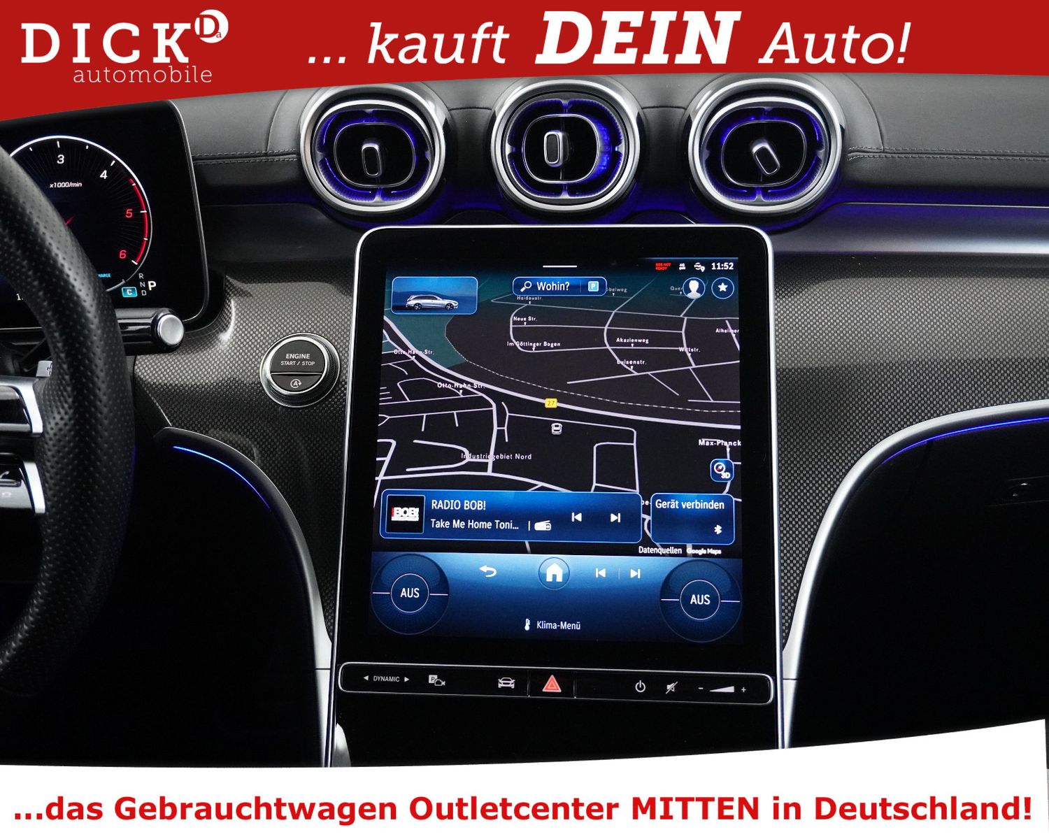 Fahrzeugabbildung Mercedes-Benz C 200d T 9G 2X AMG Line NIGHT+KAM+WIDES+LED+AHK+