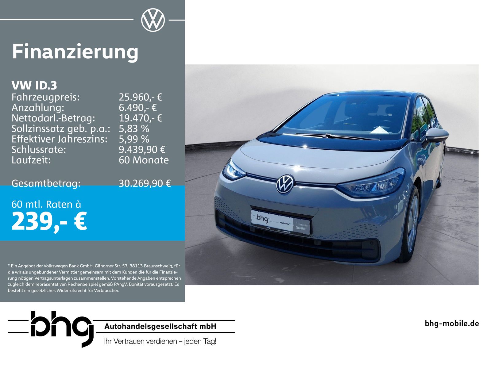 VW ID.3 Pro Performance h Autom.