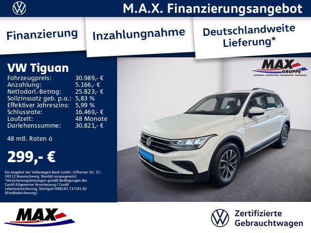 Tiguan 1.5 TSI DSG LIFE LED+NAVI+AHK+KAMERA+ACC+