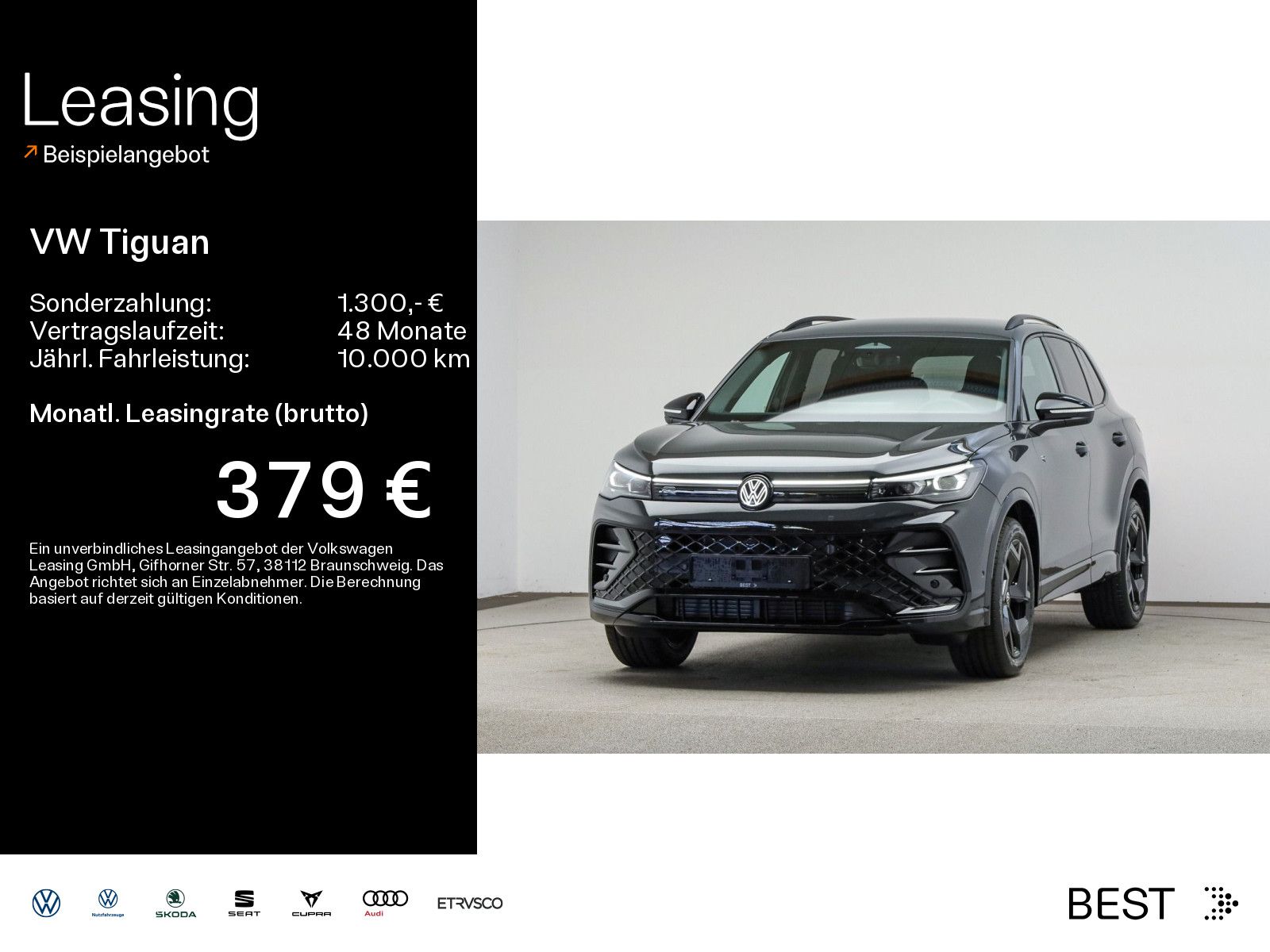 Volkswagen Tiguan 2.0 TDI DSG R-Line AHK*IQ.DRIVE*NAV*SHZ