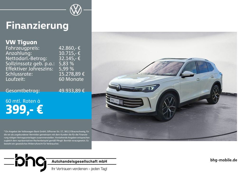 Tiguan 1.5 eHybrid DSG Elegance