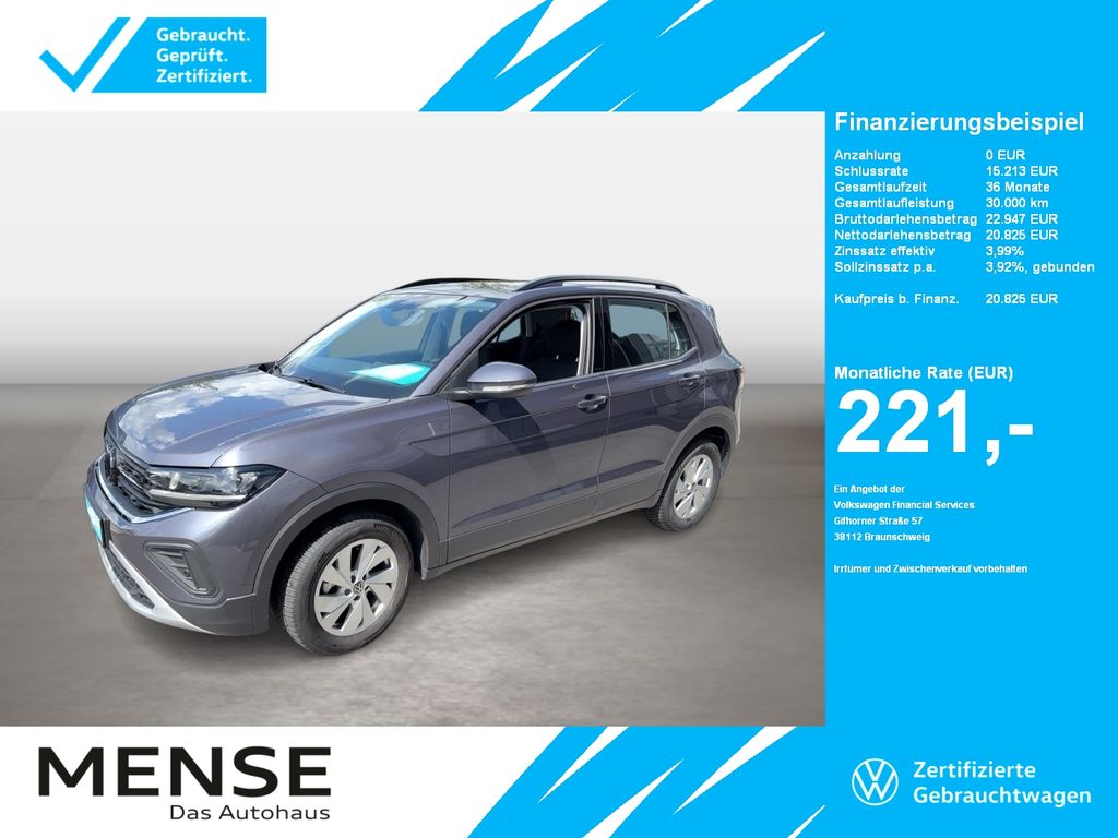 T-Cross 1.0 TSI Life CarPlay|AHK|ACC|LED|KlimaA