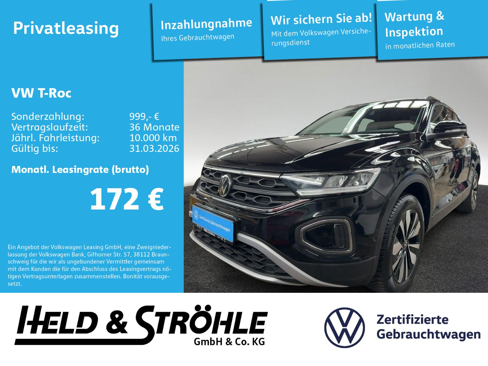 Volkswagen T-Roc GOAL 1.0 TSI LED NAV PDC SHZ TRAVEL DAB+