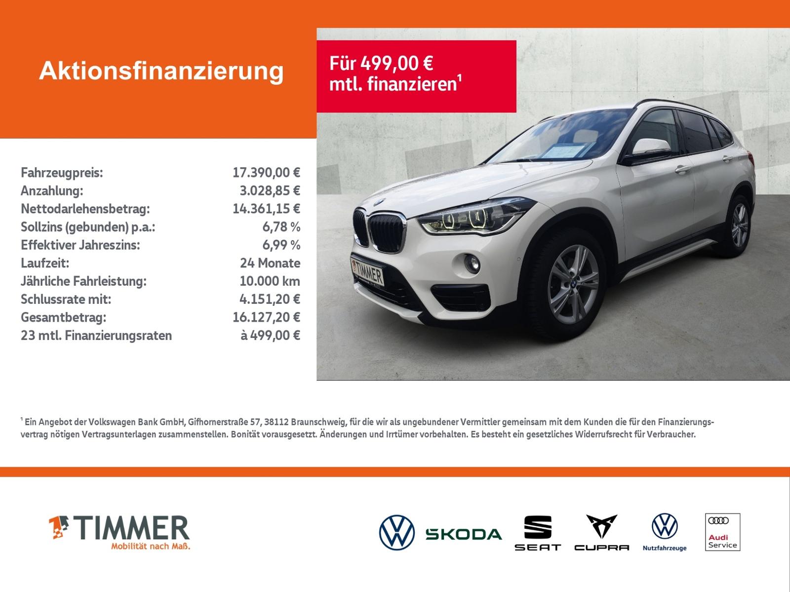 BMW X1 sDrive 18 i Sport Line +AHK+SHZ+BOSE+LED+