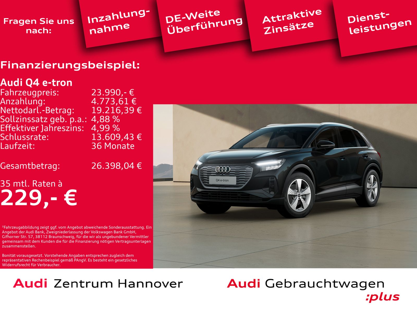 Audi Q4 e-tron 35 ACC Kamera virtual Navi