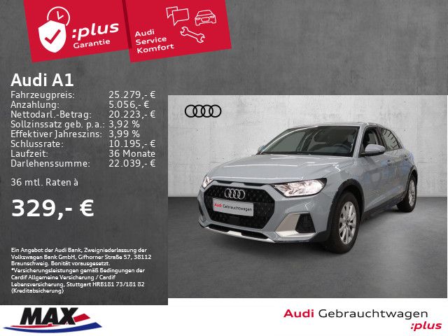 Audi A1 allstreet 30 TFSI VCP+ACC+EINPARKHILFE+DAB