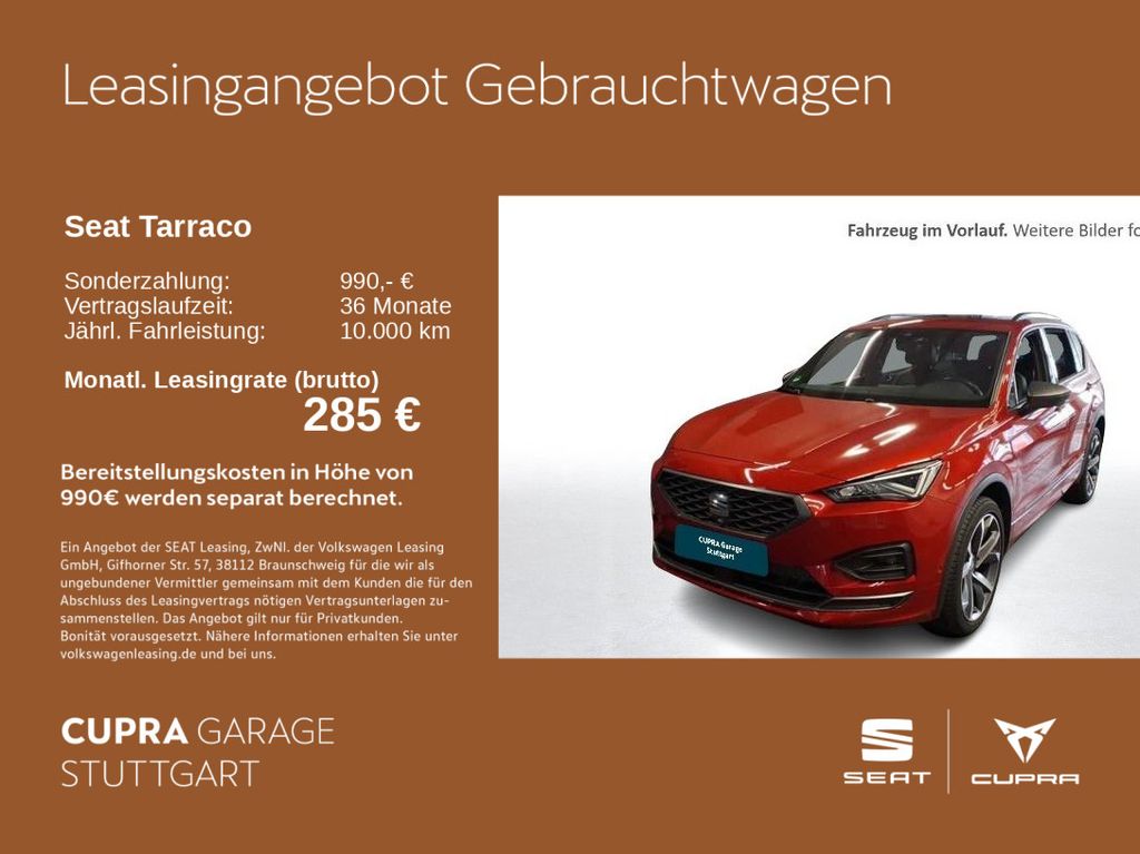 Seat Tarraco FR 2.0 TDI DSG 147kW 4Drive