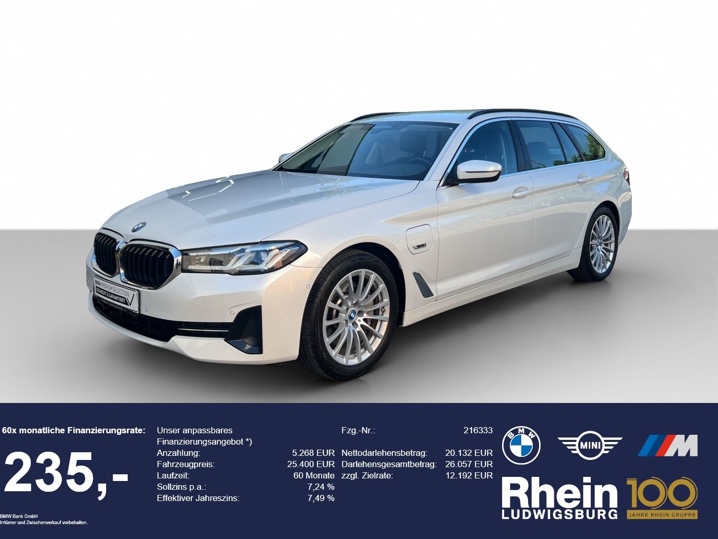BMW 530e Tour. LED Hifi Klima ParkAs