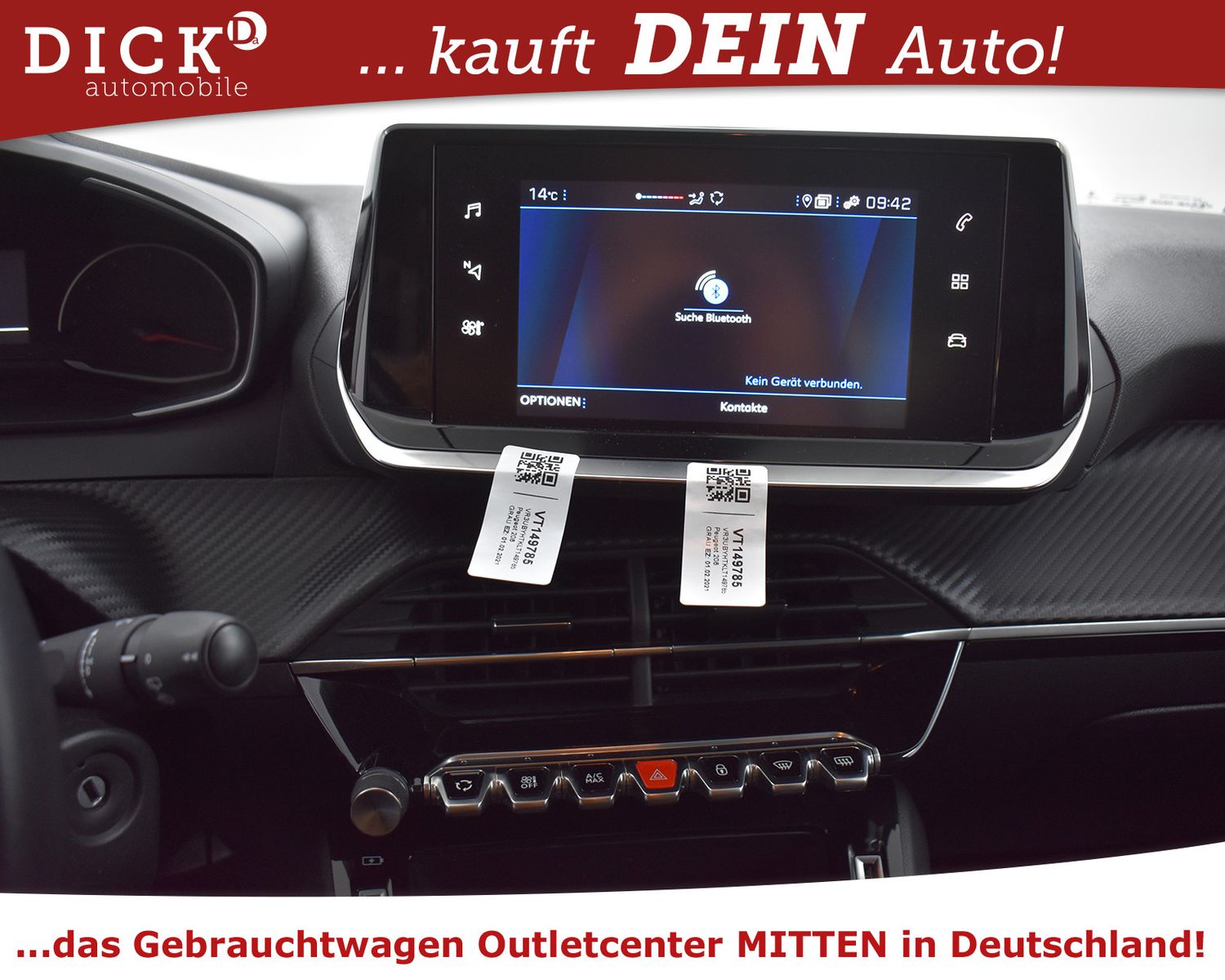 PEUGEOT 208 Active Pack >NAVI+LED+PDC+TEMP+MFL+DAB+KLIMA - Image 16