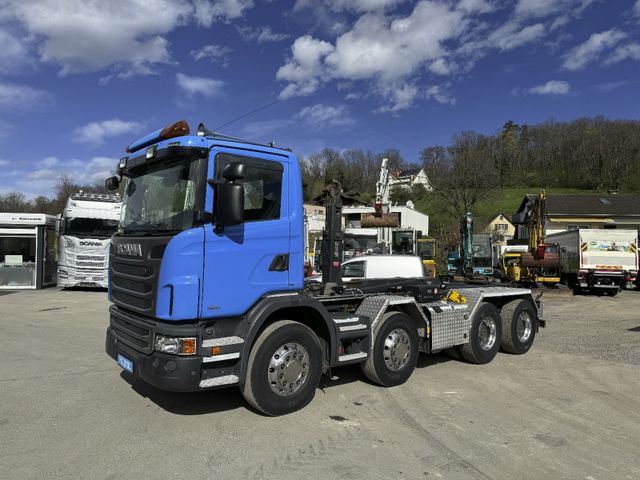 Scania G 480 Retarder 8x4 Hiab Multilift XR 21S*Top