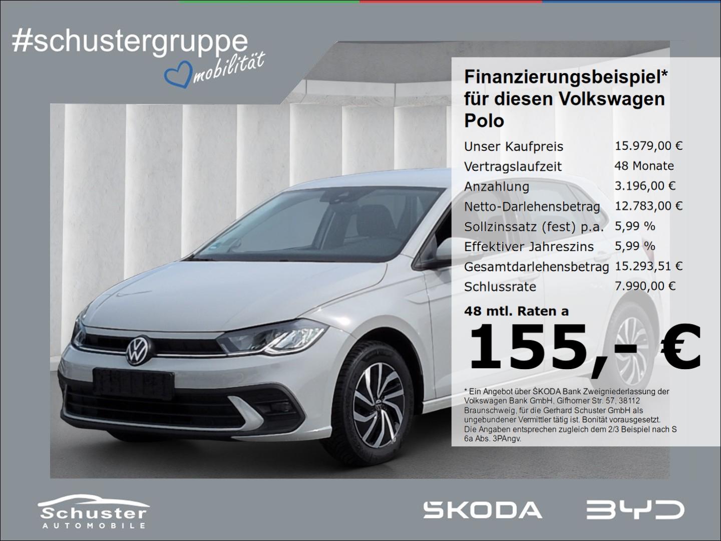 Volkswagen Polo VI Life 1.0TSI*LED SHZ digCockp AppConn Alu