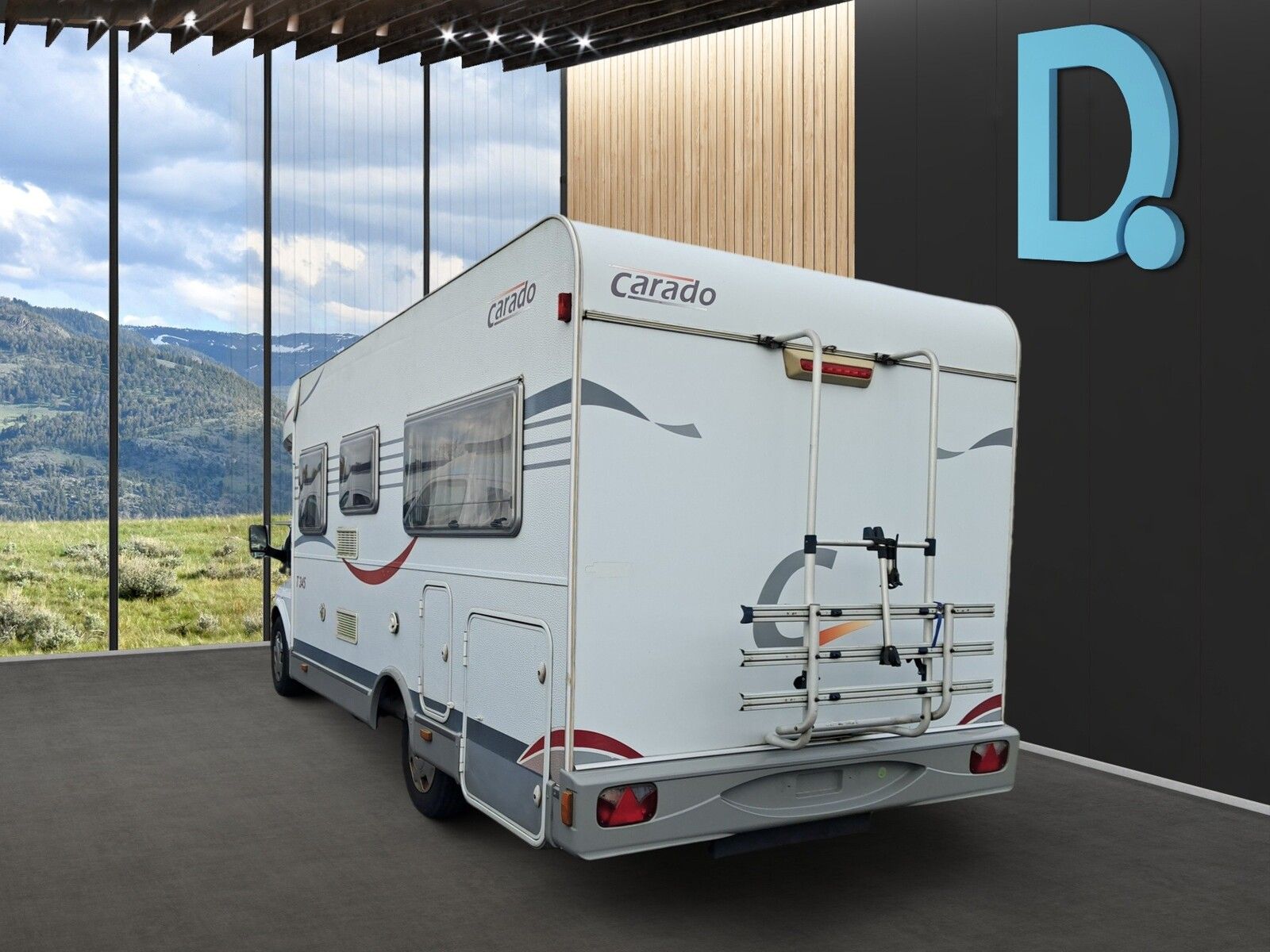 Fahrzeugabbildung Carado T 345 Fahrradträger,Radio,Heckbad