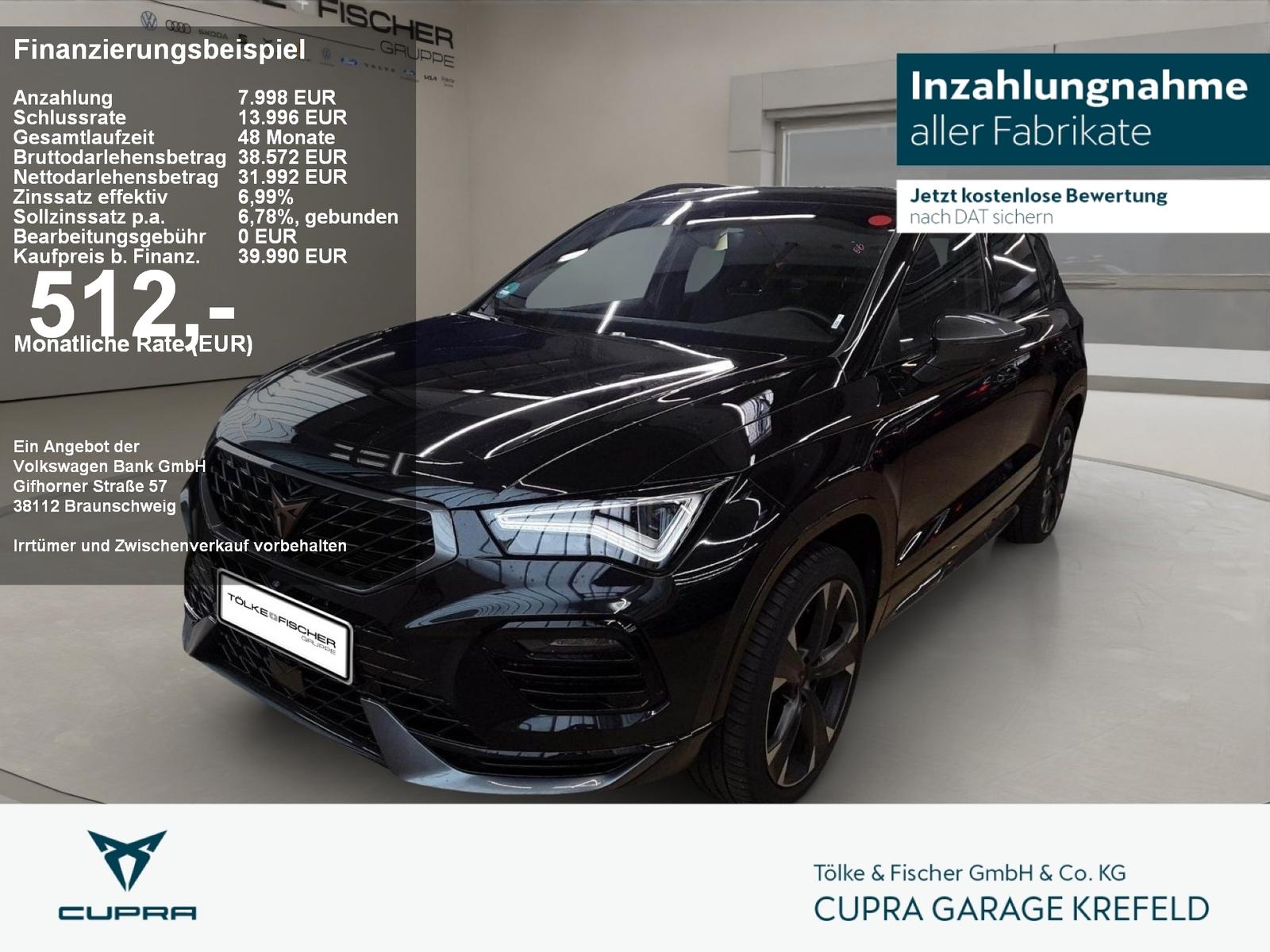 Cupra Ateca 2.0 TSI 4Drive VZ DCC ACC AHK AUT Kam. 360