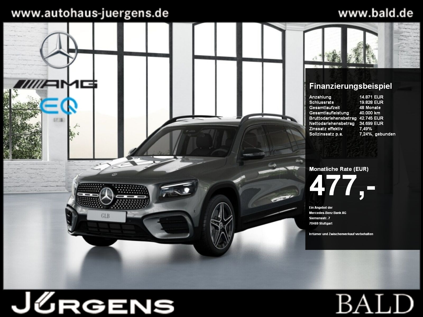 MERCEDES-BENZ GLB 250 4M AMG-Sport+MLB+Night+Ambiente+Cam+LED