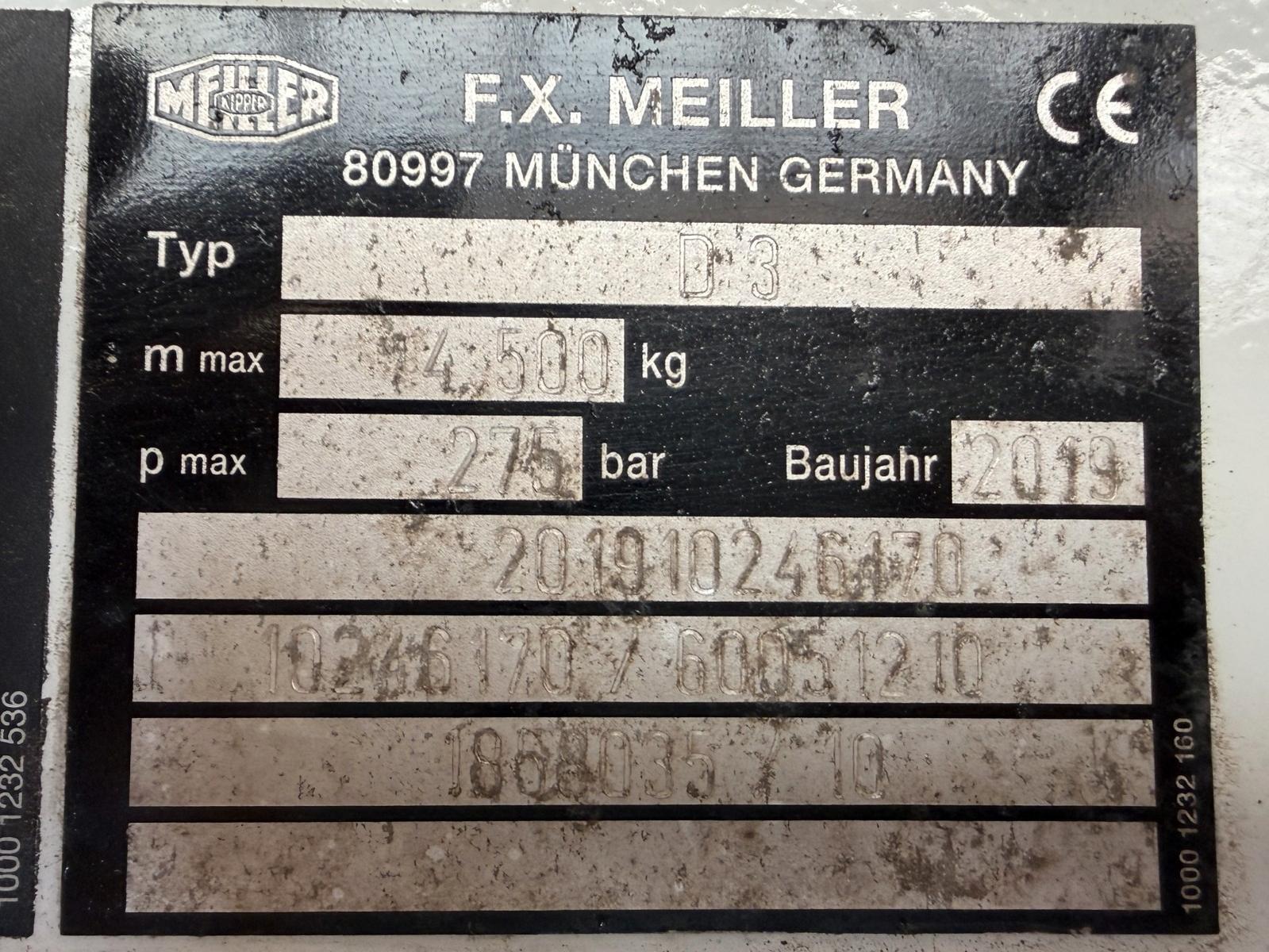 Andere Meiller 3S. Kipper D3 | 4500 kg für 7,5 to.