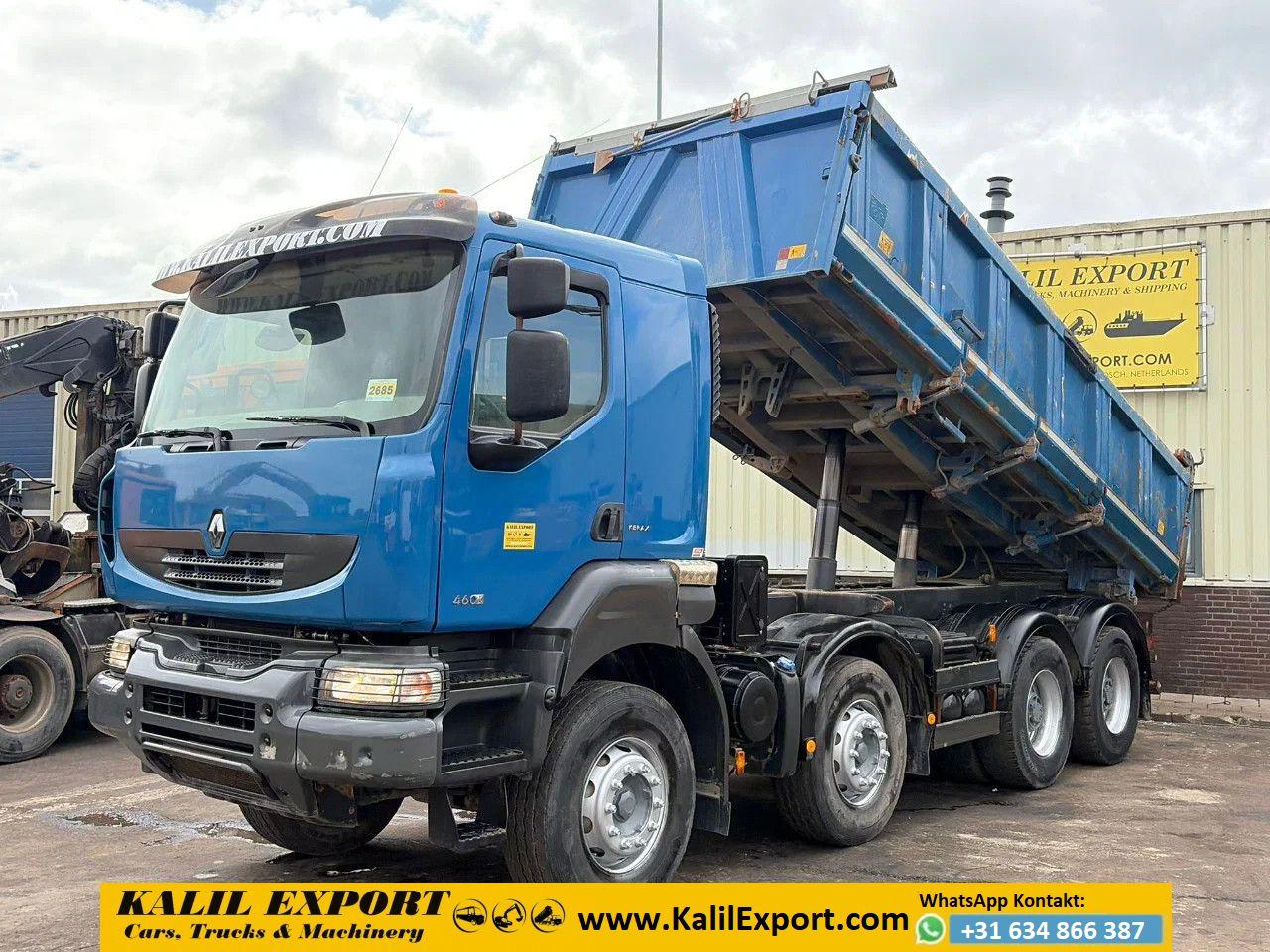 Renault Kerax 460 DXI 8x4 Euro 5 Kipper Meiler Boardmati