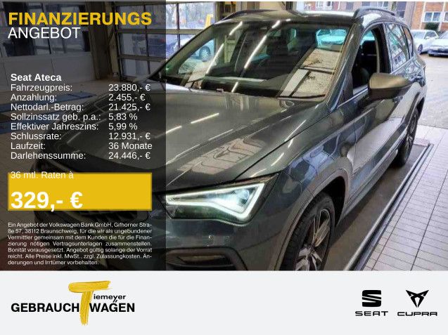 Seat Ateca 2.0 TDI DSG FR AHK SIDE-ASSIST NAVI+ FULL-