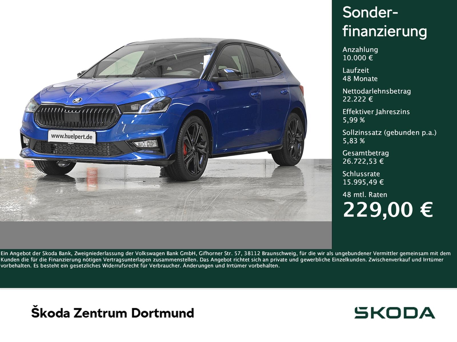 Skoda Fabia 1.5 130 DSG 177PS NAVI CAM LED KEYLESS