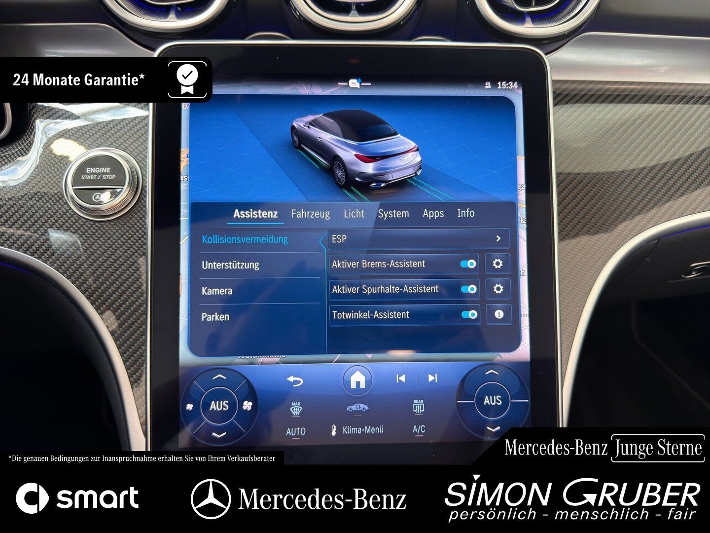 Fahrzeugabbildung Mercedes-Benz CLE 300 4M Cabrio AMG Night HUD Burm Sitzklima