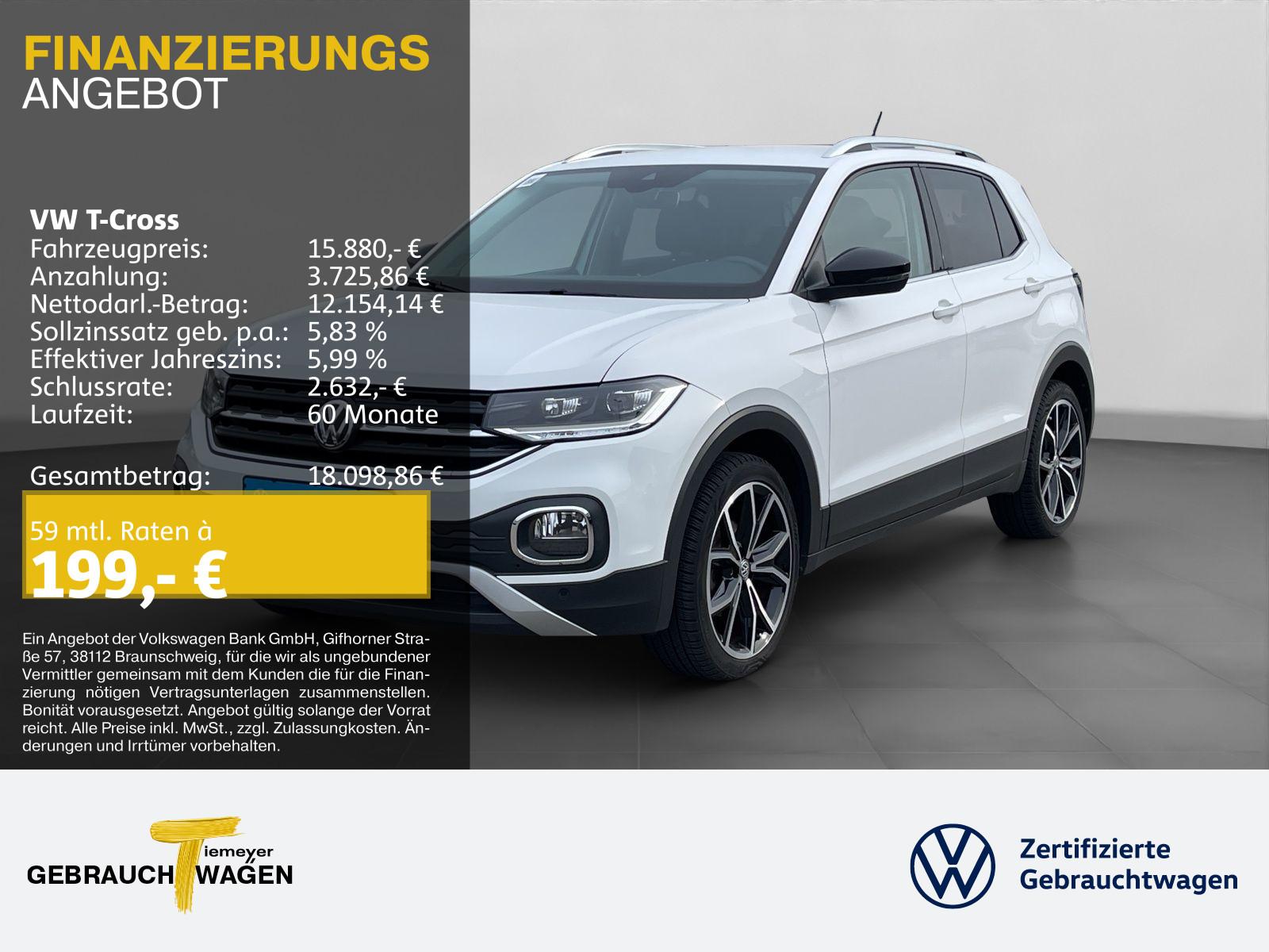 Volkswagen T-Cross 1.0 TSI STYLE SITZHZG AHK LM18