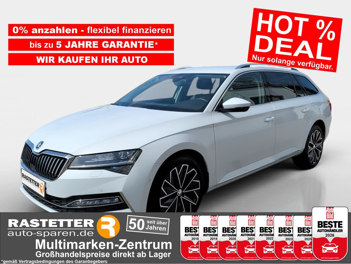 Skoda Superb Combi 2.0 TDI 4x4 L&K Standhzg+Leder+Matr