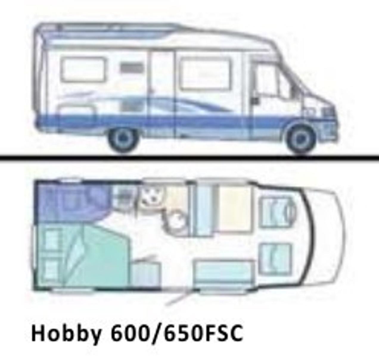Hobby 600 650 FSC Markise Solar Wechselrichter