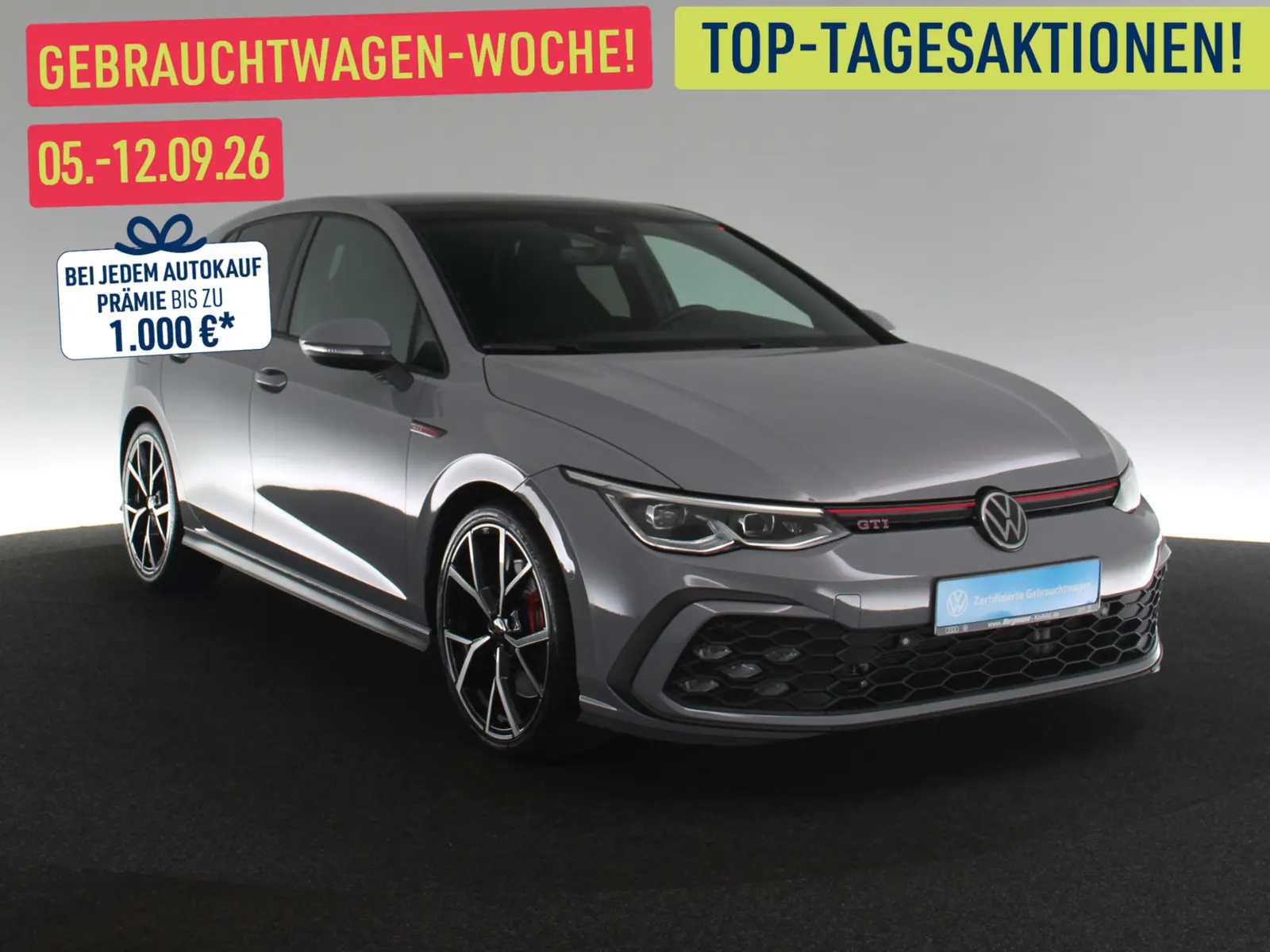 Volkswagen Golf VIII 2.0 TSI GTI AHK PANO LED STANDHZ ACC, миниатюра 3